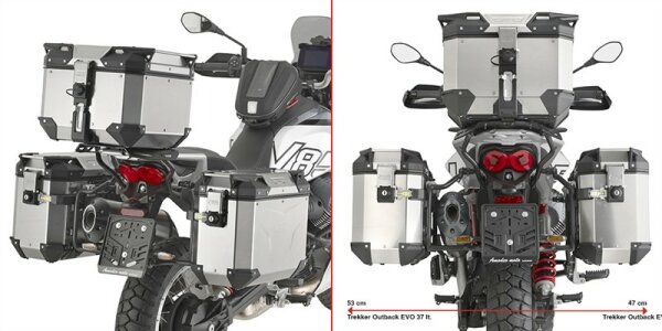 GIVI Seitenkoffer-Träger PL ONE-FIT MONOKEY®CAM für Moto Guzzi V85 TT (24-26)