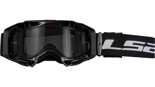 LS2 Aura Enduro Crossbrille schwarz