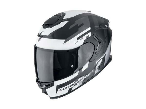 Scorpion EXO-GT SP AIR CARBON TORNADO Mattschwarz-Silber