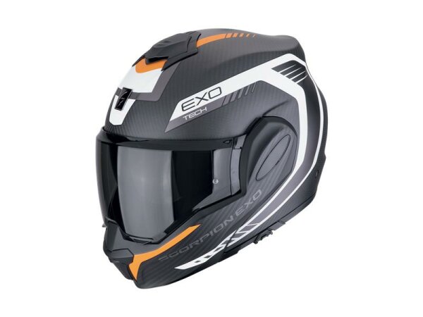 Scorpion EXO-TECH EVO CARBON COSY Mattschwarz-Orange