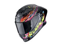 Scorpion EXO-R1 EVO II AIR SAVAGE Schwarz-Blau-Rosa
