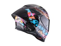 Scorpion EXO-R1 EVO II AIR SAVAGE Schwarz-Blau-Rosa