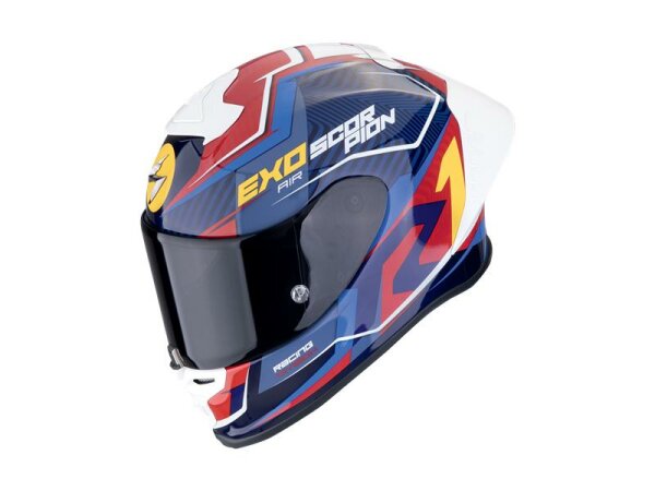 Scorpion EXO-R1 Evo II Air Coup Blau-Rot-Gelb