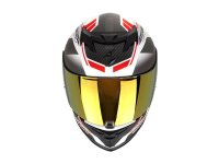 Scorpion EXO-520 Evo Air Lena MattWeiss-Silber-Rot