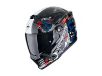 Scorpion COVERT FX SKULLZ Schwarz-Grau-Rot