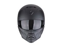 Scorpion EXO-COMBAT II SPIDERWEB Mattschwarz-Silber