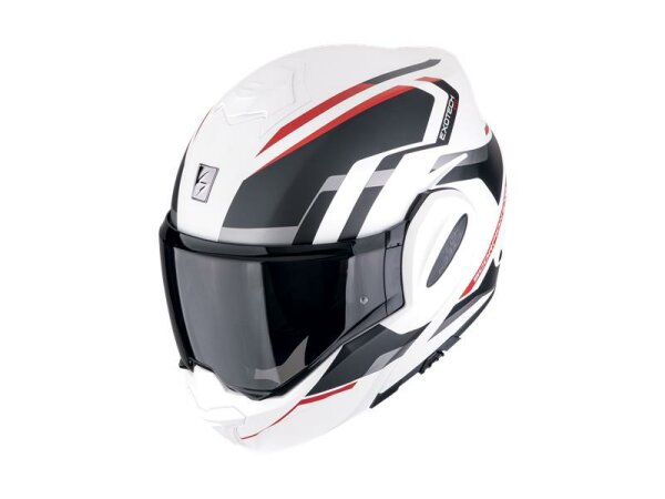 Scorpion Exo-Tech Evo Furio Mattweiss-Schwarz-Rot
