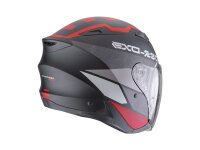 Scorpion EXO-230 Band Mattschwarz-Rot-Silber