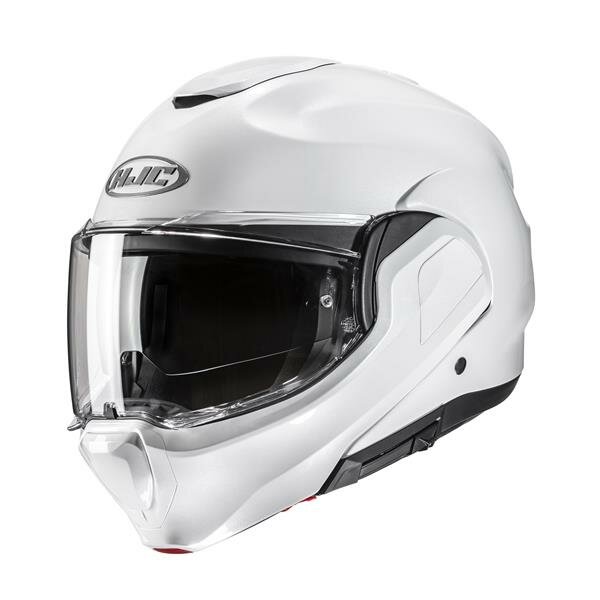 HJC F100 SOLID PERL WEISS