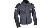 Oxford JACKE OXFORD STORMLAND GRAU/SW/NEONGELB