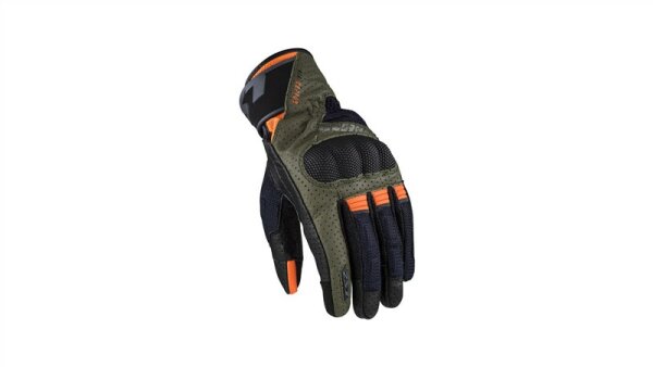 LS2 Air Raptor Handschuh grün,orange Green Forest Blue