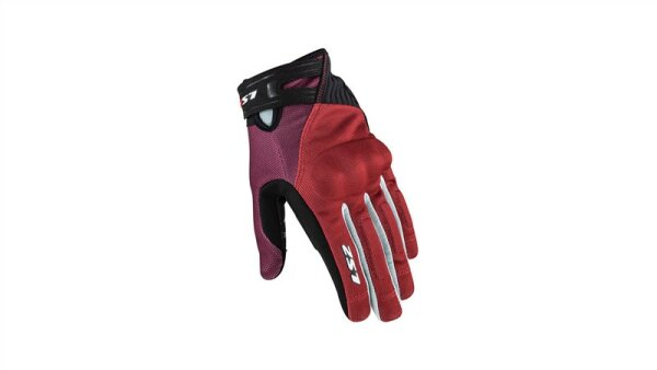 LS2 Dart II Handschuh grau,rot