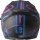 gms Integralhelm Hexago Graphic matt-blau-violett