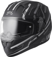 gms Integralhelm Hexago Graphic matt-grau