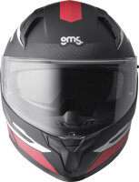 gms Integralhelm Velox Graphic matt schwarz-rot