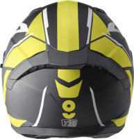 gms Integralhelm Velox Graphic matt schwarz-gelb