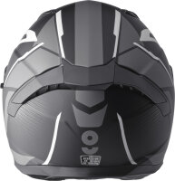 gms Integralhelm Velox Graphic matt schwarz-grau
