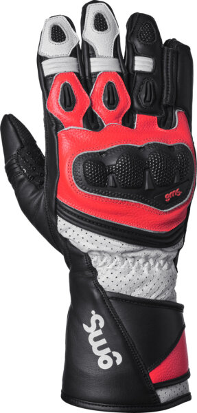 gms Handschuhe GR-1 SF schwarz-weiss-rot