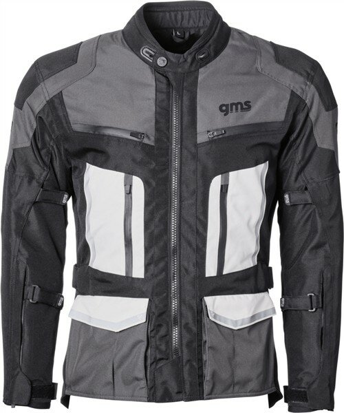 gms Jacke Tigris WP schwarz-anthrazit-weiss