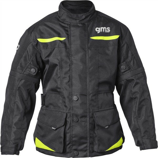 gms Jacke Gear WP Junior schwarz-fluogelb