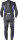 gms Lederkombi GR-1 2PC schwarz-blau-weiss