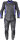 gms Lederkombi GR-1 2PC schwarz-blau-weiss