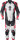 gms Lederkombi GRC-1 1PCS schwarz-weiss-rot