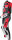 gms Lederkombi GRC-1 1PCS schwarz-weiss-rot