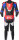 gms Lederkombi GRC-1 1PCS schwarz-blau-rot