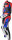 gms Lederkombi GRC-1 1PCS schwarz-blau-rot