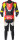 gms Lederkombi GRC-1 1PCS schwarz-gelb-rot
