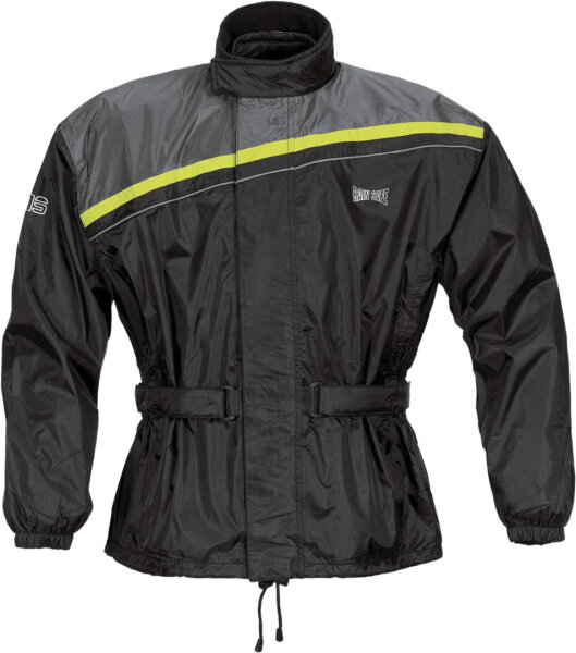 gms Regenjacke Douglas schwarz-gelb fluo