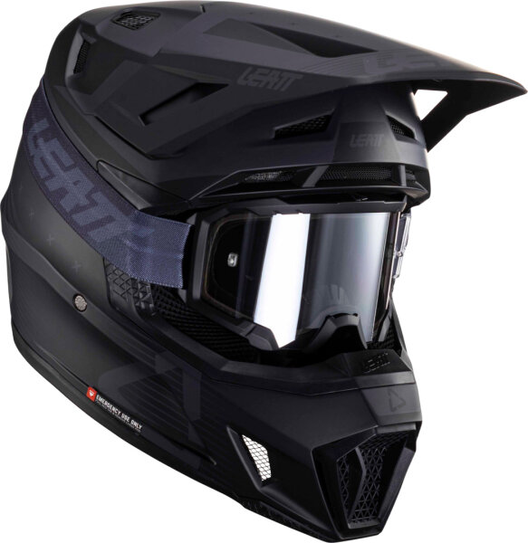 Leatt Helmet Kit Moto 7.5 V24 Stealth schwarz-grau