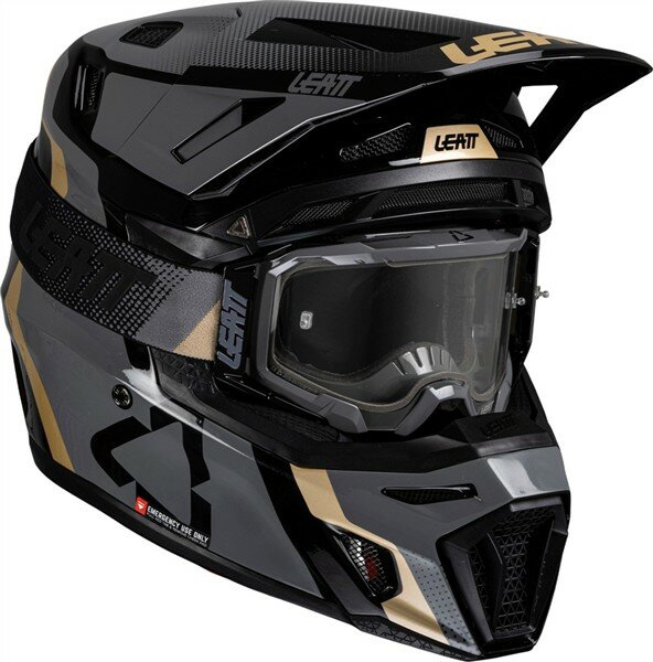 Leatt Helmet Kit Moto 8.5 V25 schwarz-grau-braun