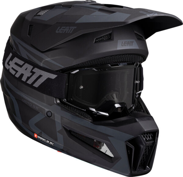 Leatt Helmet Kit Moto 3.5 V25 schwarz-grau