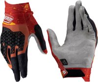 Leatt Glove Moto 4.5 Lite V25 Burn orange-schwarz-weiss