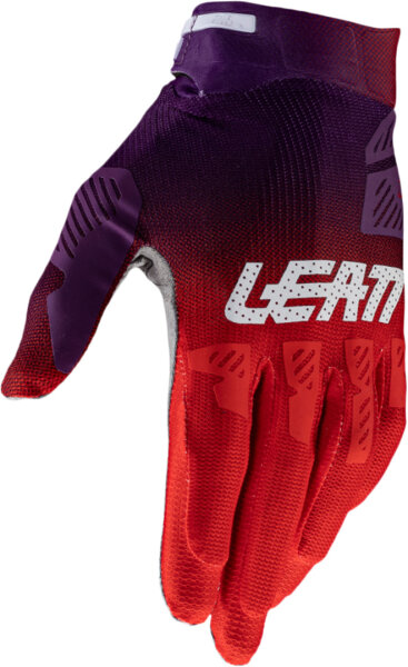 Leatt Glove Moto 2.5 X-Flow V25 Sunburn rot-lila-weiss