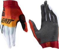 Leatt Glove Moto 1.5 GripR V25 Glamis weiss-orange-gelb