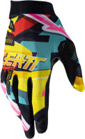 Leatt Glove Moto 1.5 GripR V25 Carnival gelb-blau-schwarz