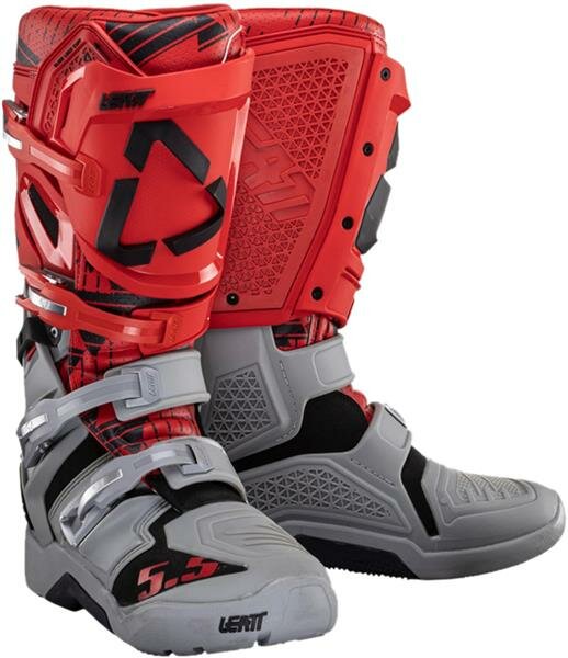 Leatt Boot 5.5 FlexLock Enduro JW22 grau-rot-schwarz