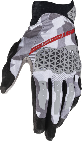 Leatt Glove ADV X-Flow 7.5 Short V24 hellgrau-schwarz