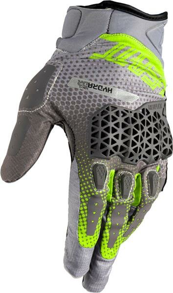 Leatt Glove ADV HydraDri 5.5 Short V25 dunkelgrau-schwarz-gelb