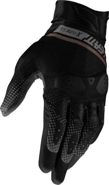 Leatt Glove ADV X-Flow 5.5 Short V25 schwarz-dunkelgrau-gold