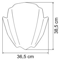 RACING-SCREEN FOR NAKED BIKE - Racing-Screen for Naked-Bikes "RNB" alle Baujahre rauchgrau