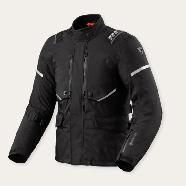 REVIT! Herren Jacke Vertical GTX Schwarz-Silber