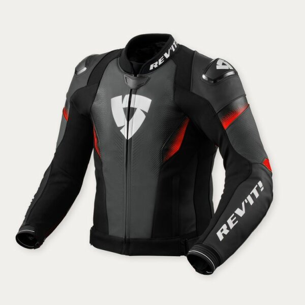 REVIT! Herren Jacke Control Schwarz-Neon Rot