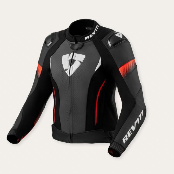 REVIT! Damen Jacke Xena 4 Pro Ladies Schwarz-Neon Rot