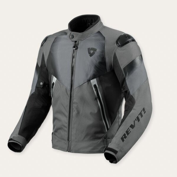 REVIT! Herren Jacke Control H2O Grau-Schwarz