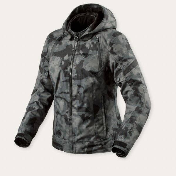 REVIT! Damen Jacke Flare 3 H2O Ladies Camo Dunkelgrau