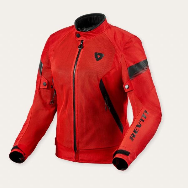 REVIT! Damen Jacke Control Air H2O Ladies Rot-Schwarz